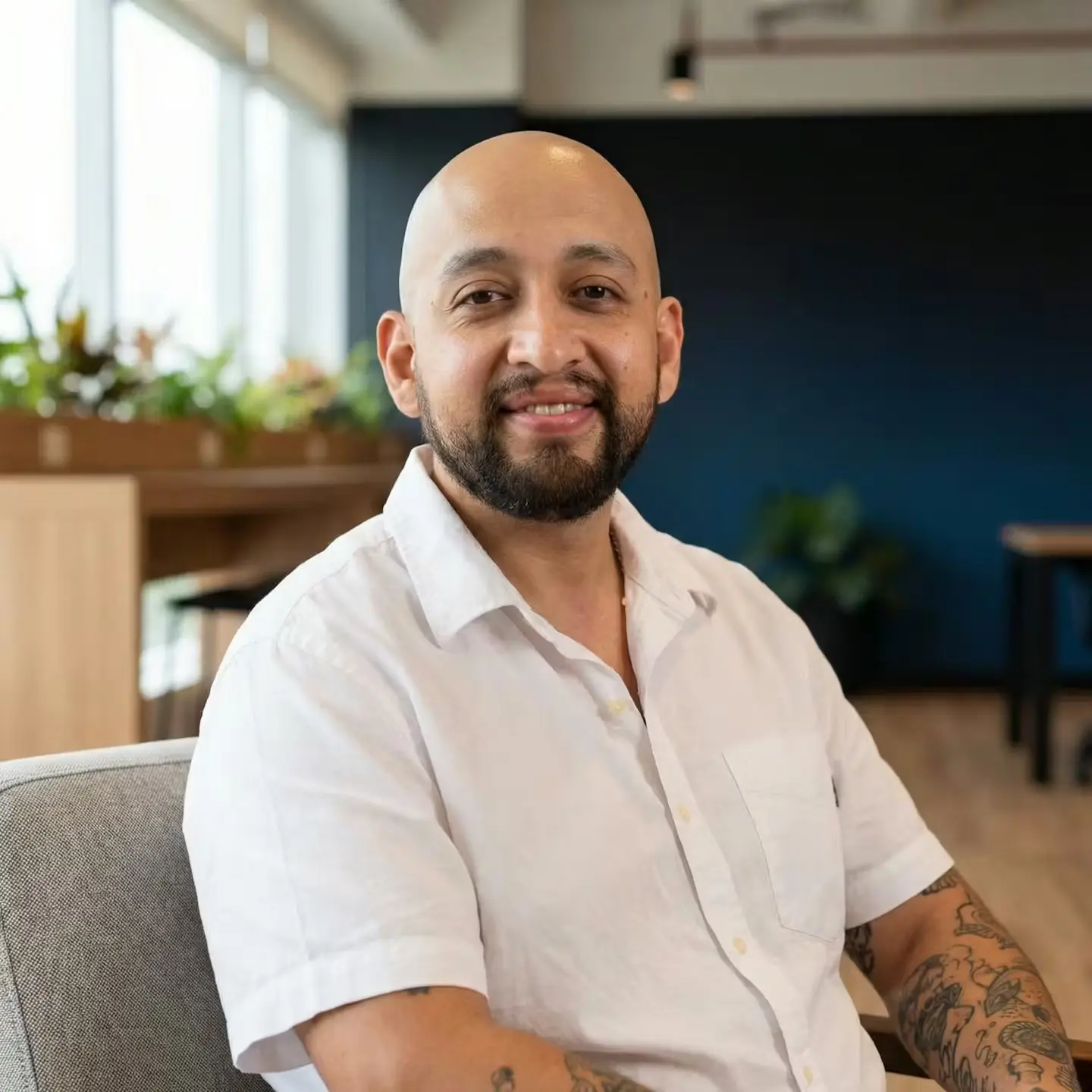 Patrick Granthon, CEO y fundador de LinkLab, en retrato profesional para la página Trabajemos juntos
