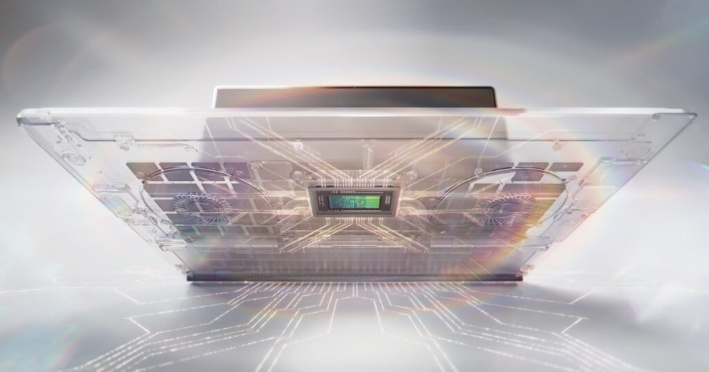 Chip NVIDIA RTX Spark como representación de inteligencia artificial local para empresas, desarrolladores y equipos digitales.
