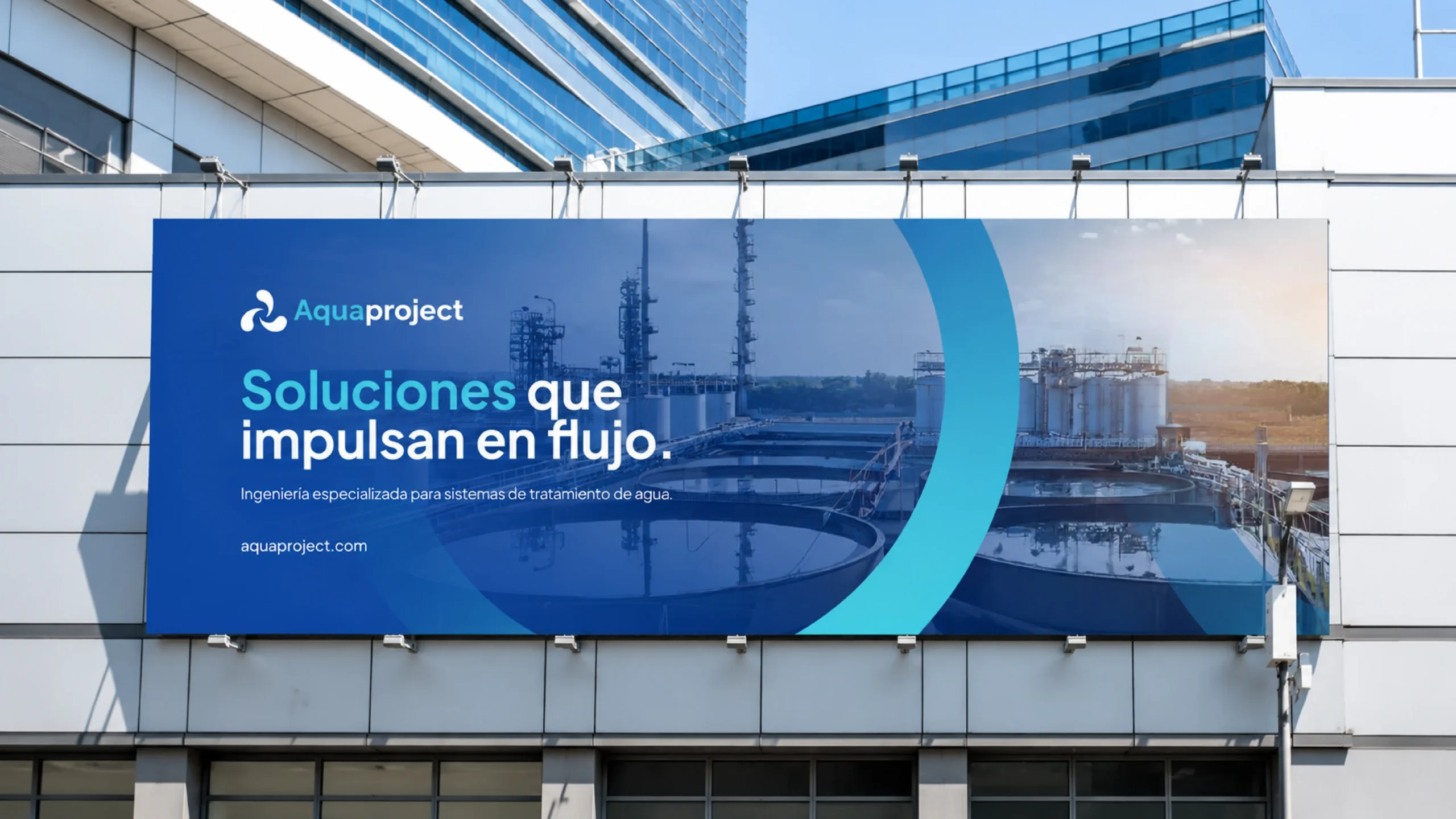 Banner de Aqua Project hecho por Agencia de Branding Linklab