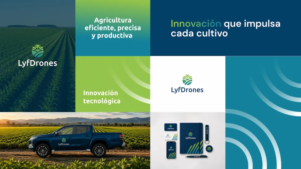 Branding estratégico - rebranding para lyfdrones