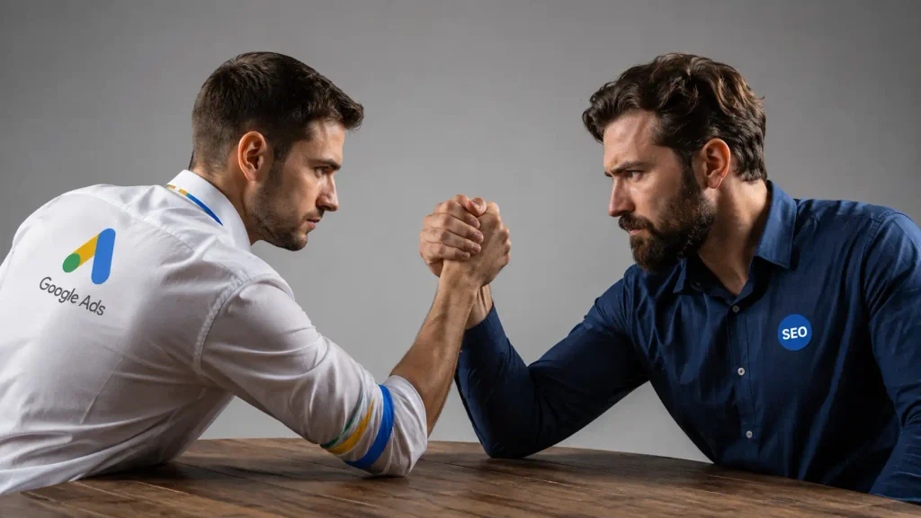 seo vs google ads