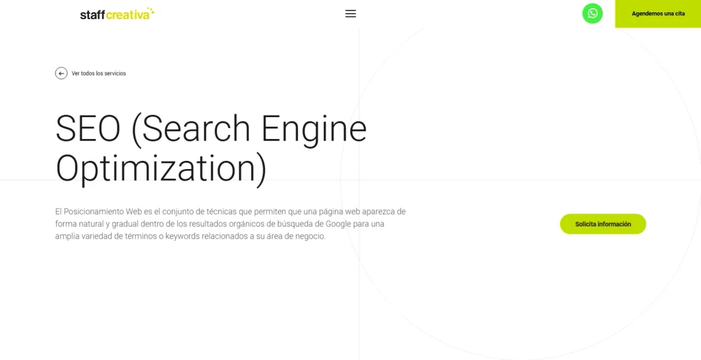 Mejores agencias SEO, Staff creativa