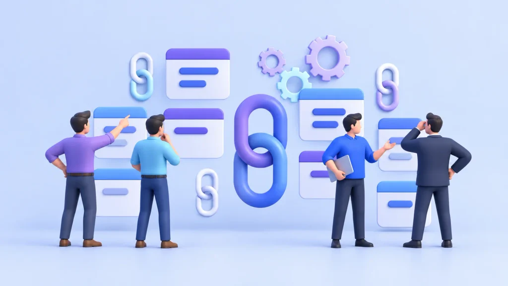 ¿Qué son los backlinks?, representación gráfica