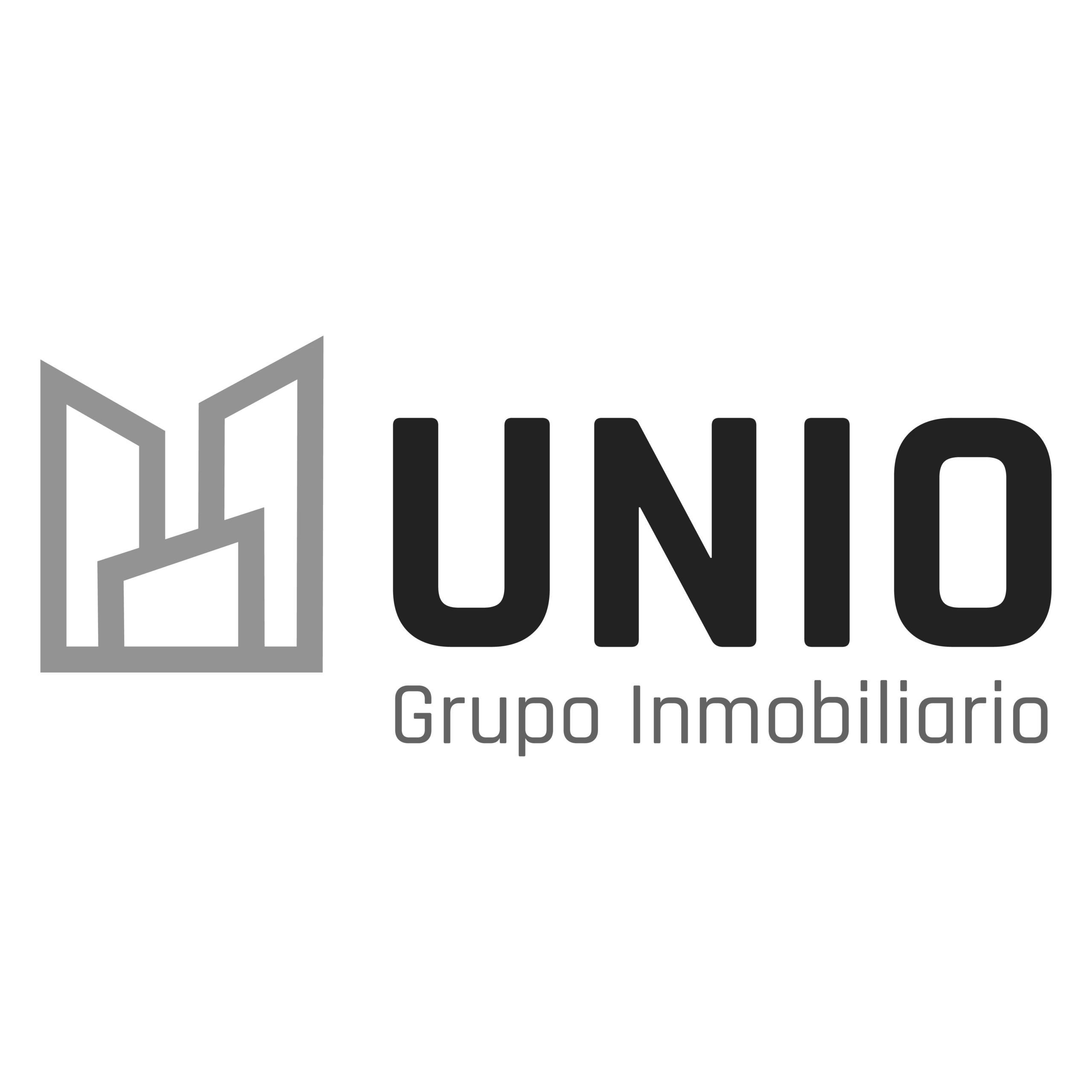 Logotipo de UNIO Grupo Inmobiliario