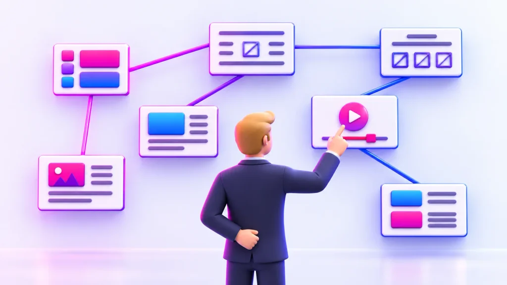 Estructura de una página web¿Cómo se integra el branding sin dificultar la lectura?
